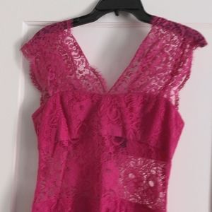 Hot Pink BCBGMaxAzria Cocktail Dress